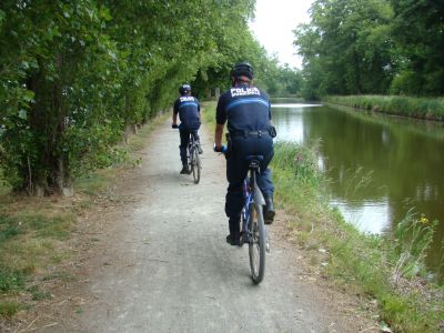 Police à vélo