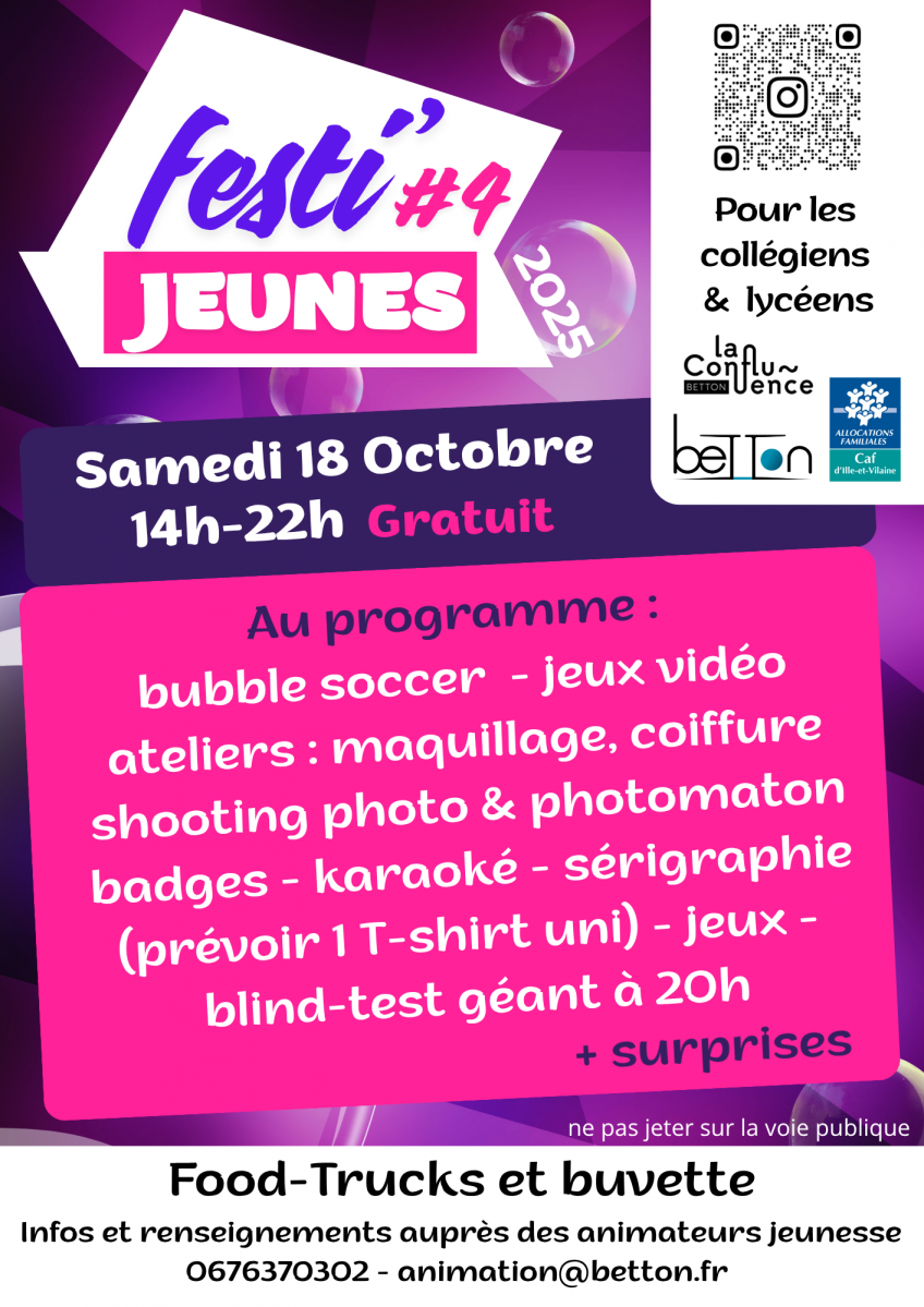Programme du samedi<br/>